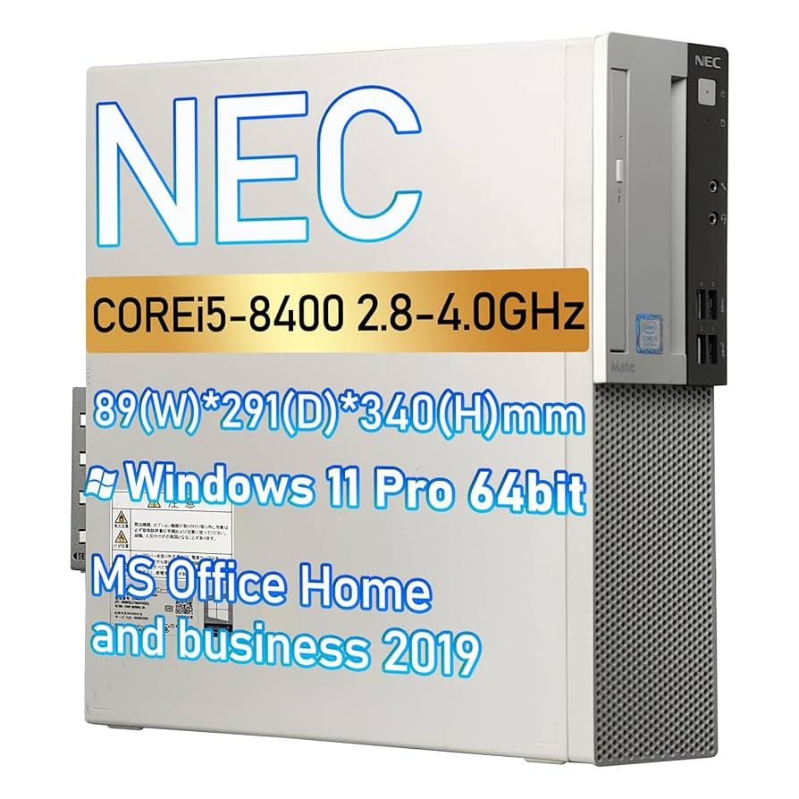 NEC デスクトップパソコン 第8世代 Core i5-8400 Amazon.co.jp: 【整備済み品】NEC Mate ML-4 デスクトップ